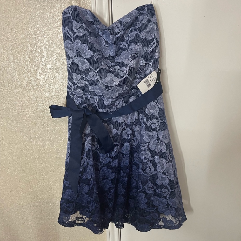 Purple ombre flower dress